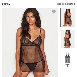 Victoria Secret baby doll lingerie. Brand New!!
